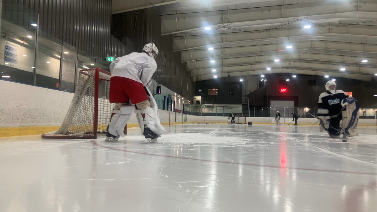 Training with Empire Goaltending’s Brad MacCharles
