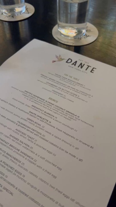 Dante - Cocktails - Cocktail Bars Near Me - New York, New York