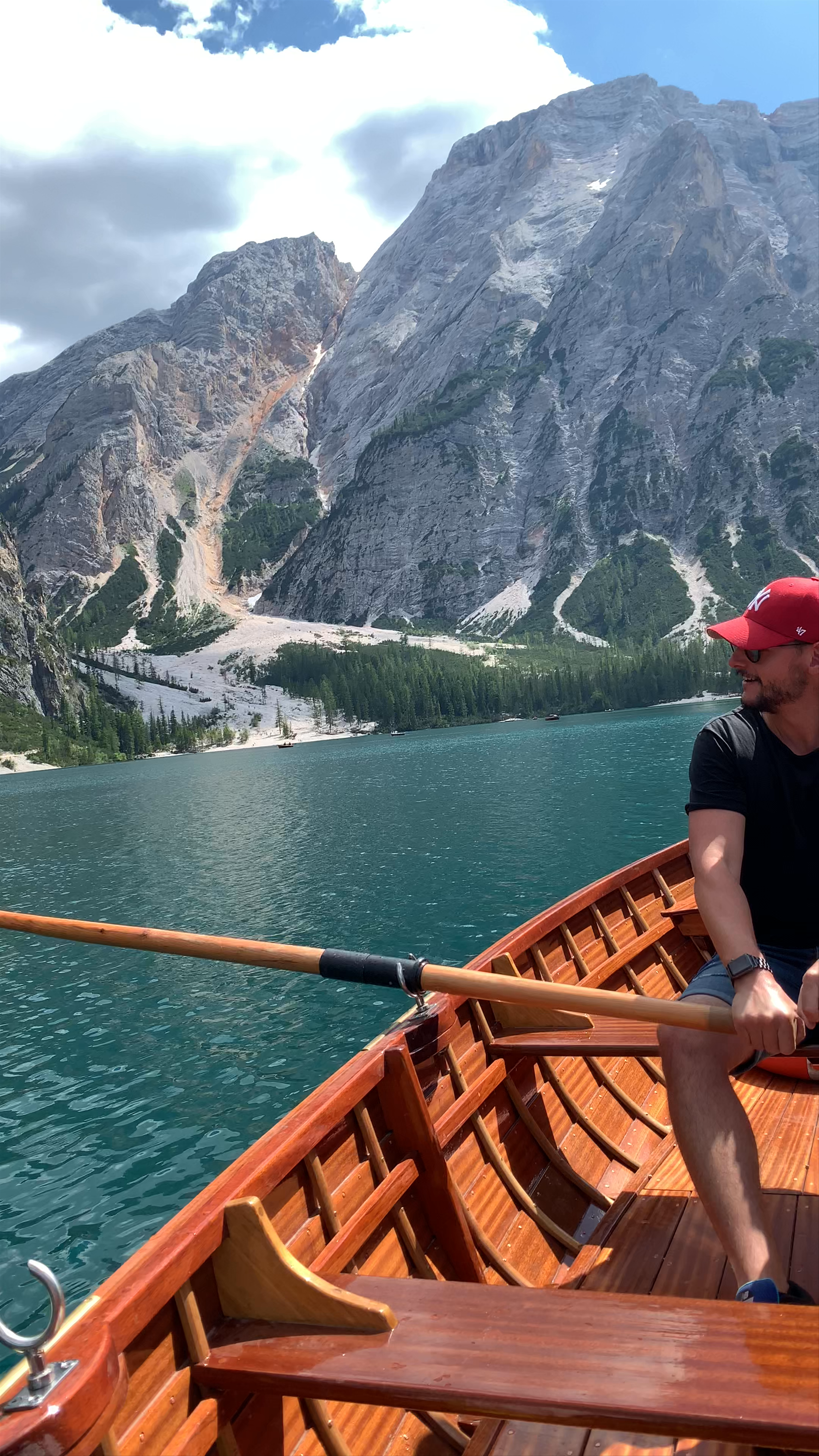 Rowing Through Serenity at Lago di Braies, South Tyrol
