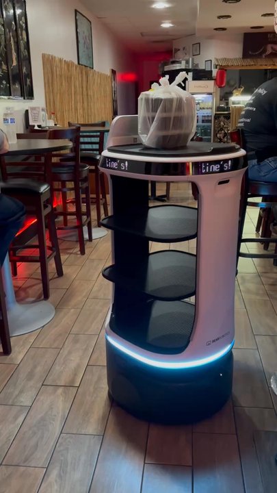 Pompano Sushi - Meet the newest employee... Pompy the delivery robot. - Sushi Bars Near Me - Pompano Beach, Florida