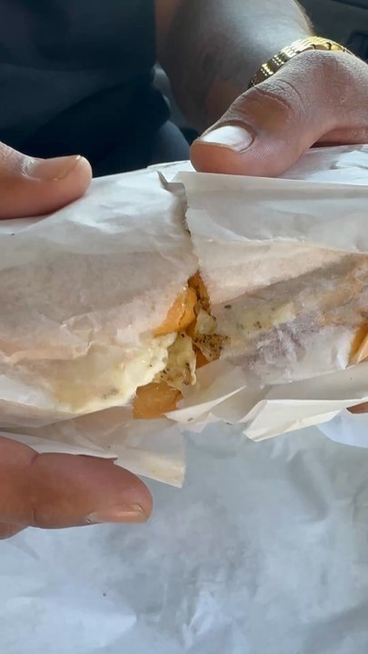 Brickhouse Coffee - The Big Pig breakfast sandwich - Coffee & Tea Near Me - Willits, California