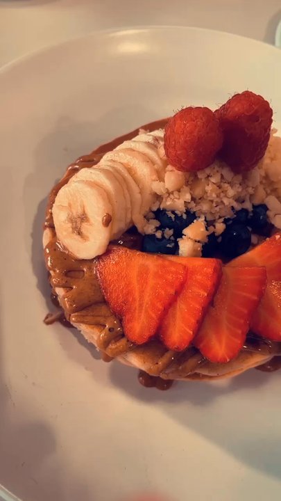 Armonía Kitchen - Protein Pancakes AND Hazelnut Latte - Breakfast & Brunch Near Me - San Diego, California