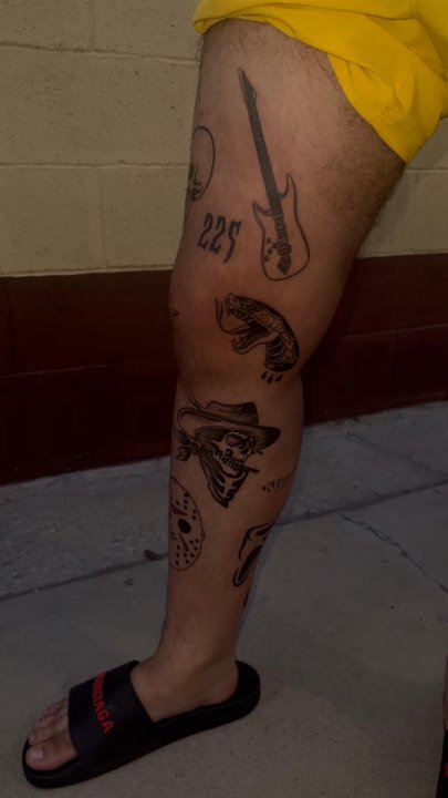 Broadway Tattoos - Everything has been done by David except the skull with cigar. - Tattoo Near Me - Long Beach, California