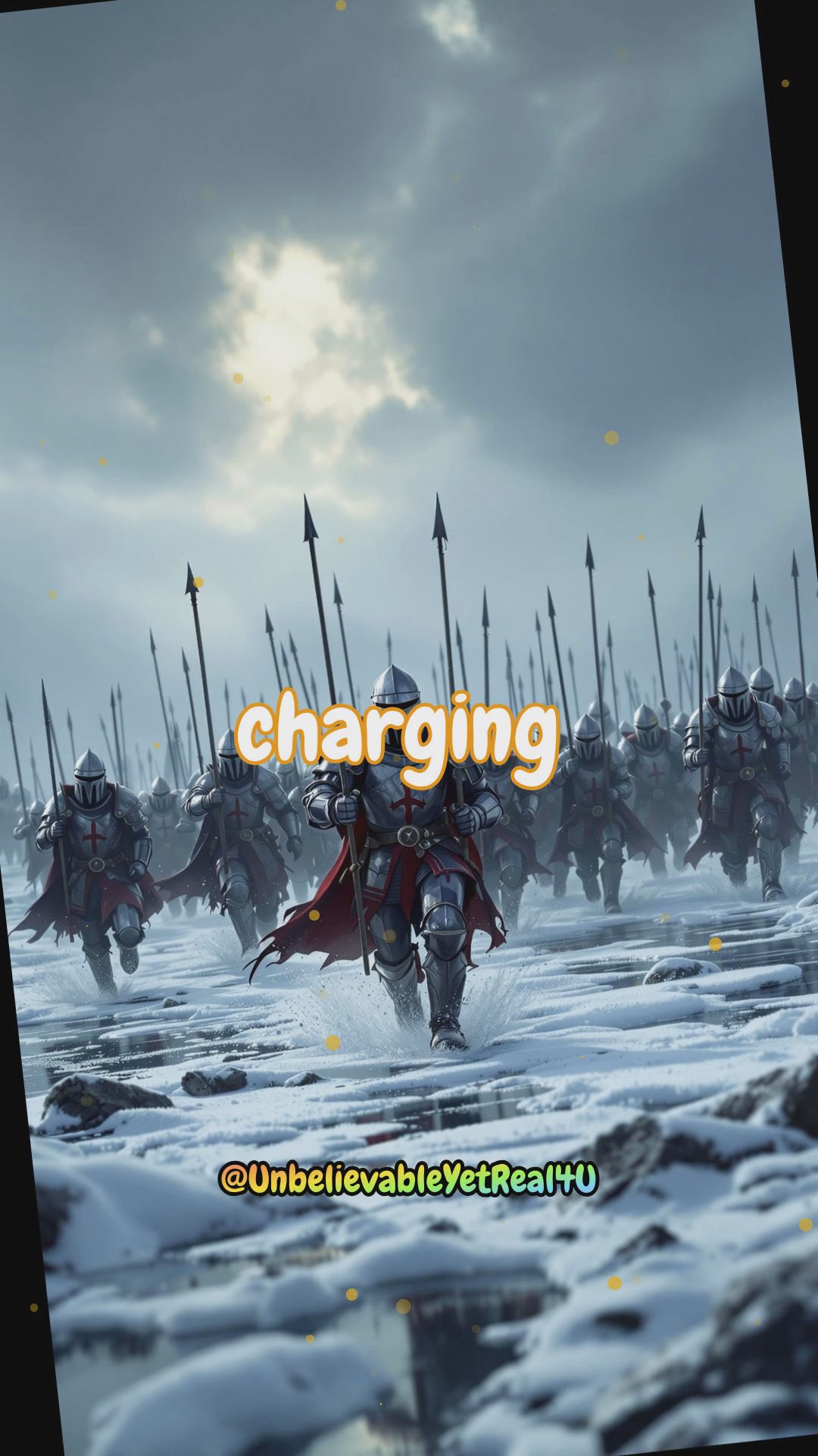 The Battle of the Ice: Knights on a Frozen Lake