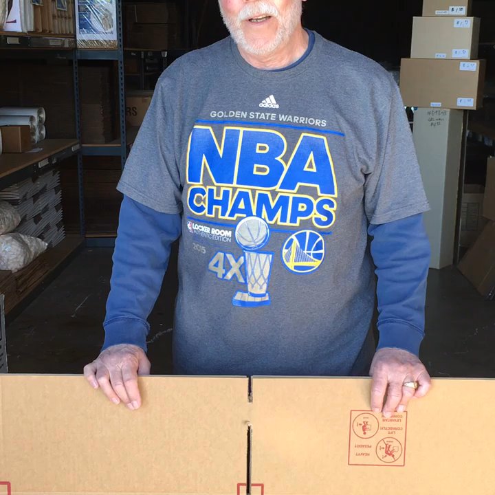 Boxes For Moving & Storage - Phil, the owner, shows us why boxes have a sealed tab! - Packing Supplies Near Me - Concord, California