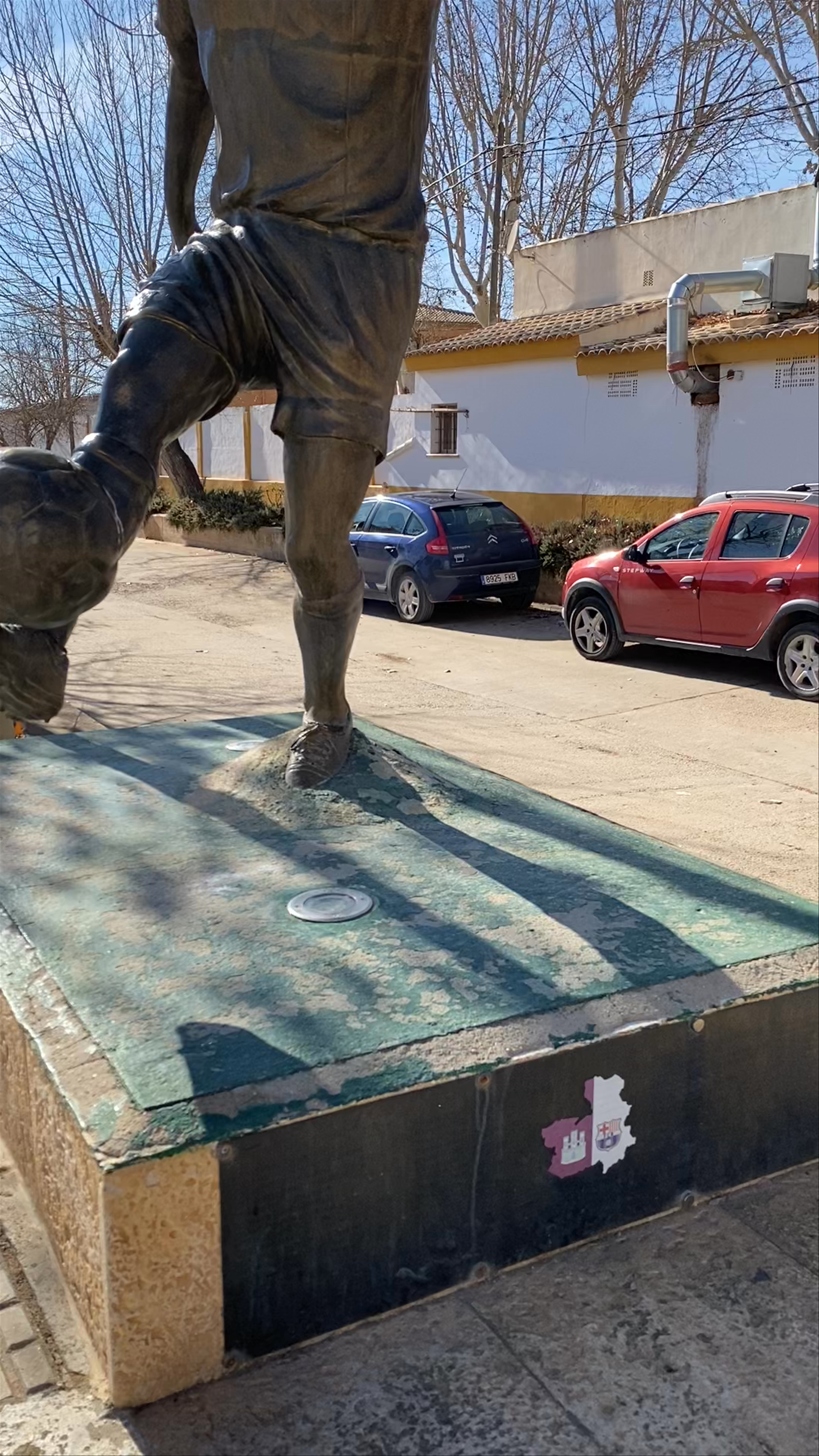 Estatua Andrés Iniesta