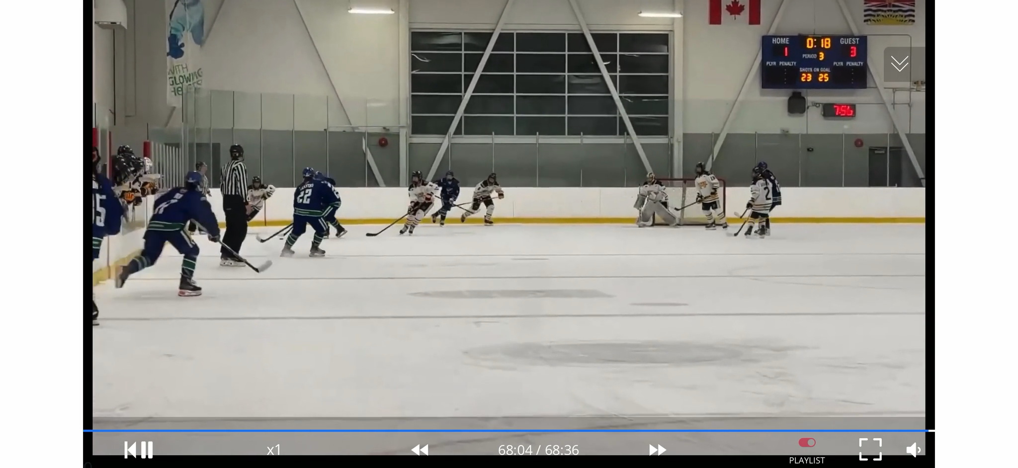 Taelyn Franklin's Shorthanded Empty Net Goal Secures 4-1 Victory