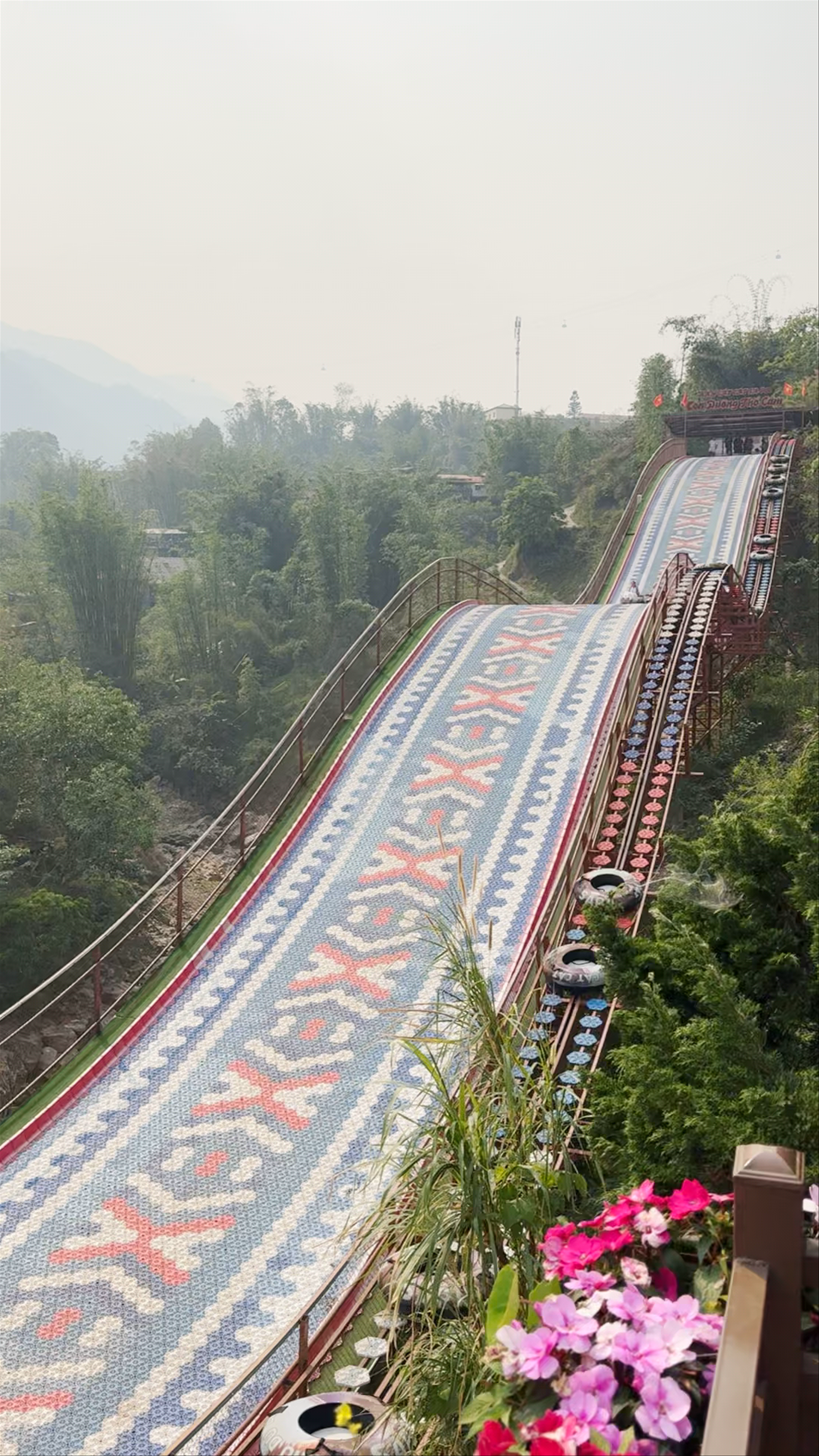 Cat Cat Village Rainbow Slide Adventure in Ta Van, Vietnam