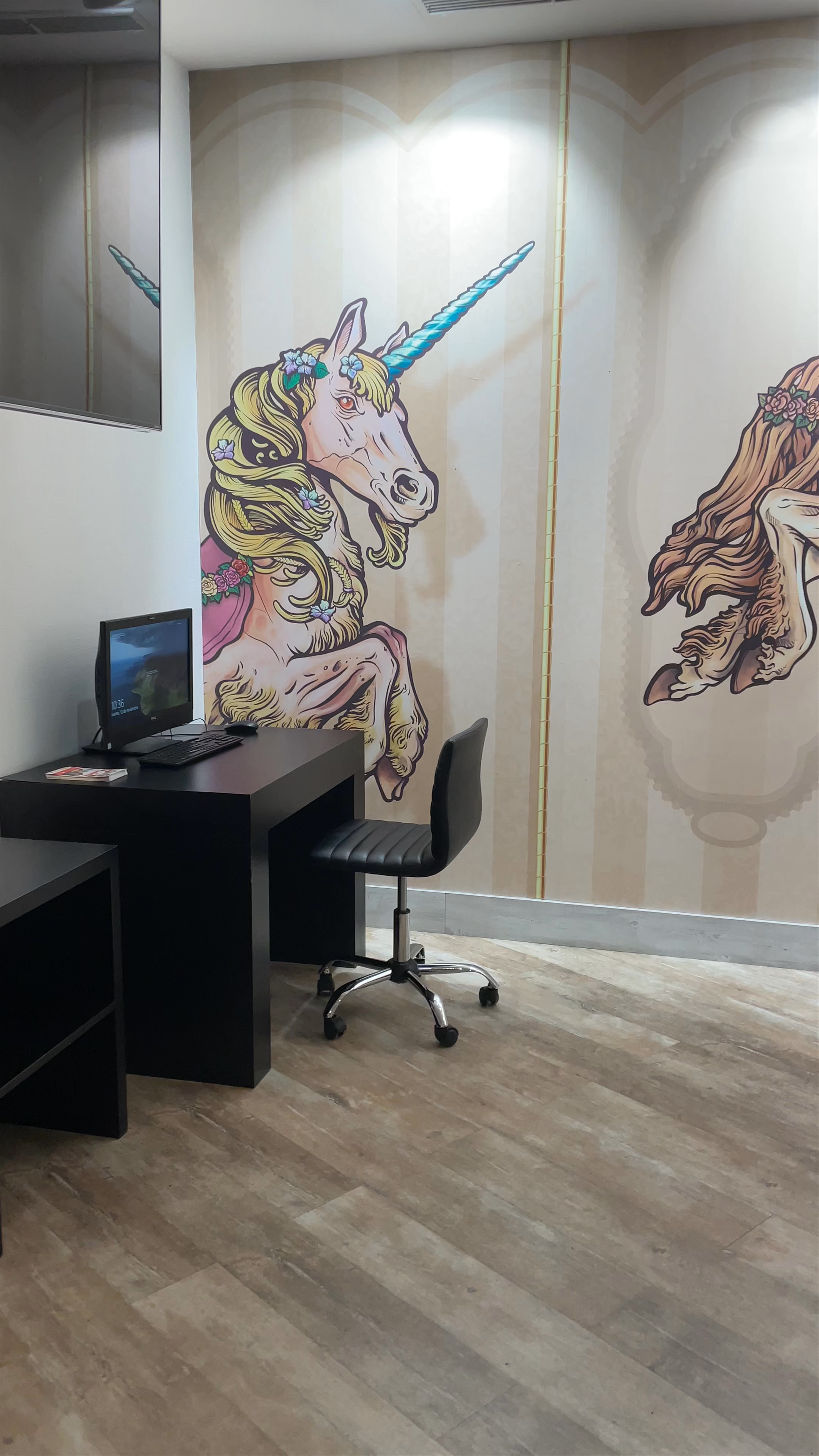 Hotel Puerta de Toledo Lobby Tour with Whimsical Unicorn Murals in Madrid