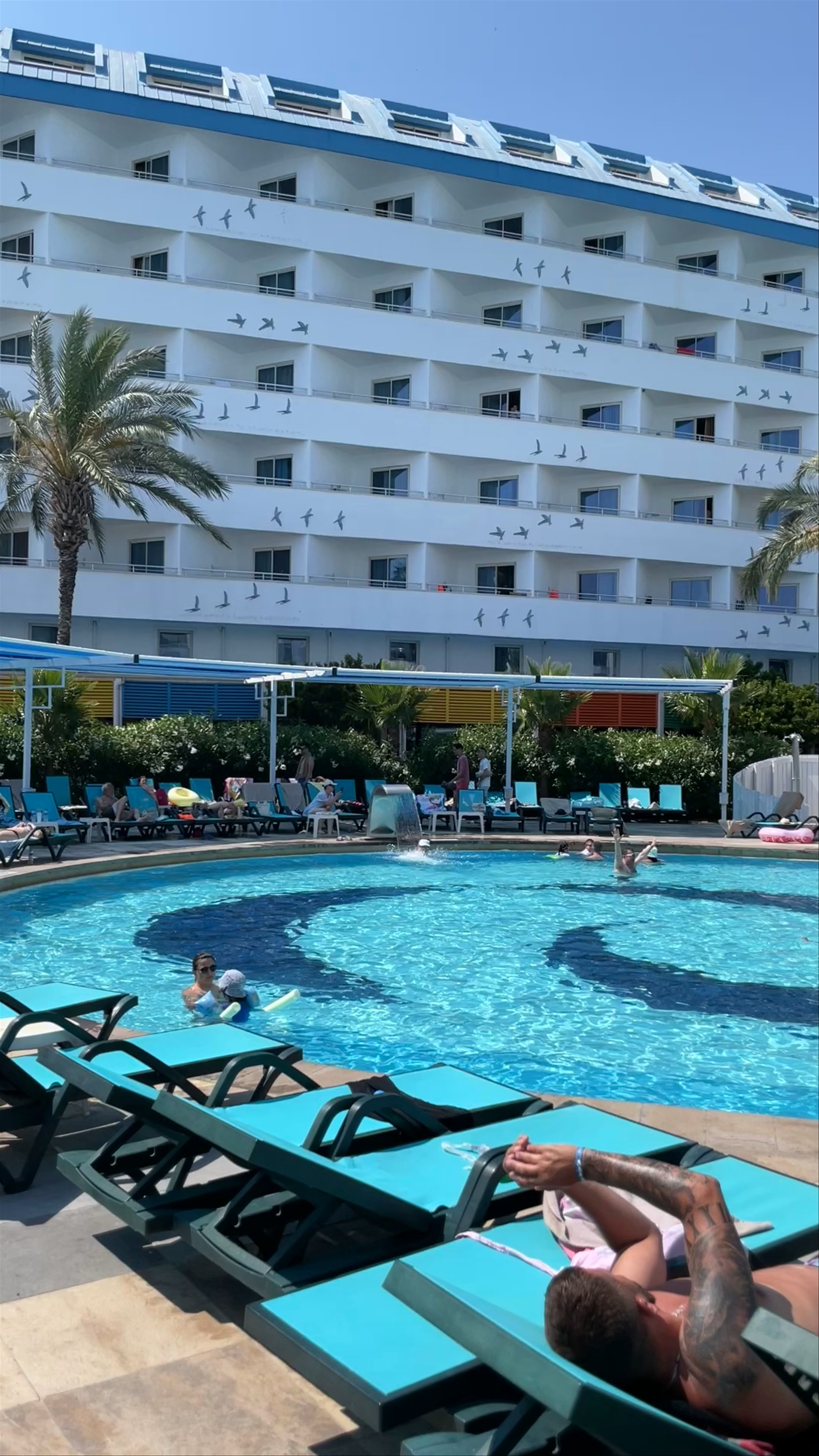 Sunny Poolside Vibes at Crystal Admiral Hotel, Manavgat
