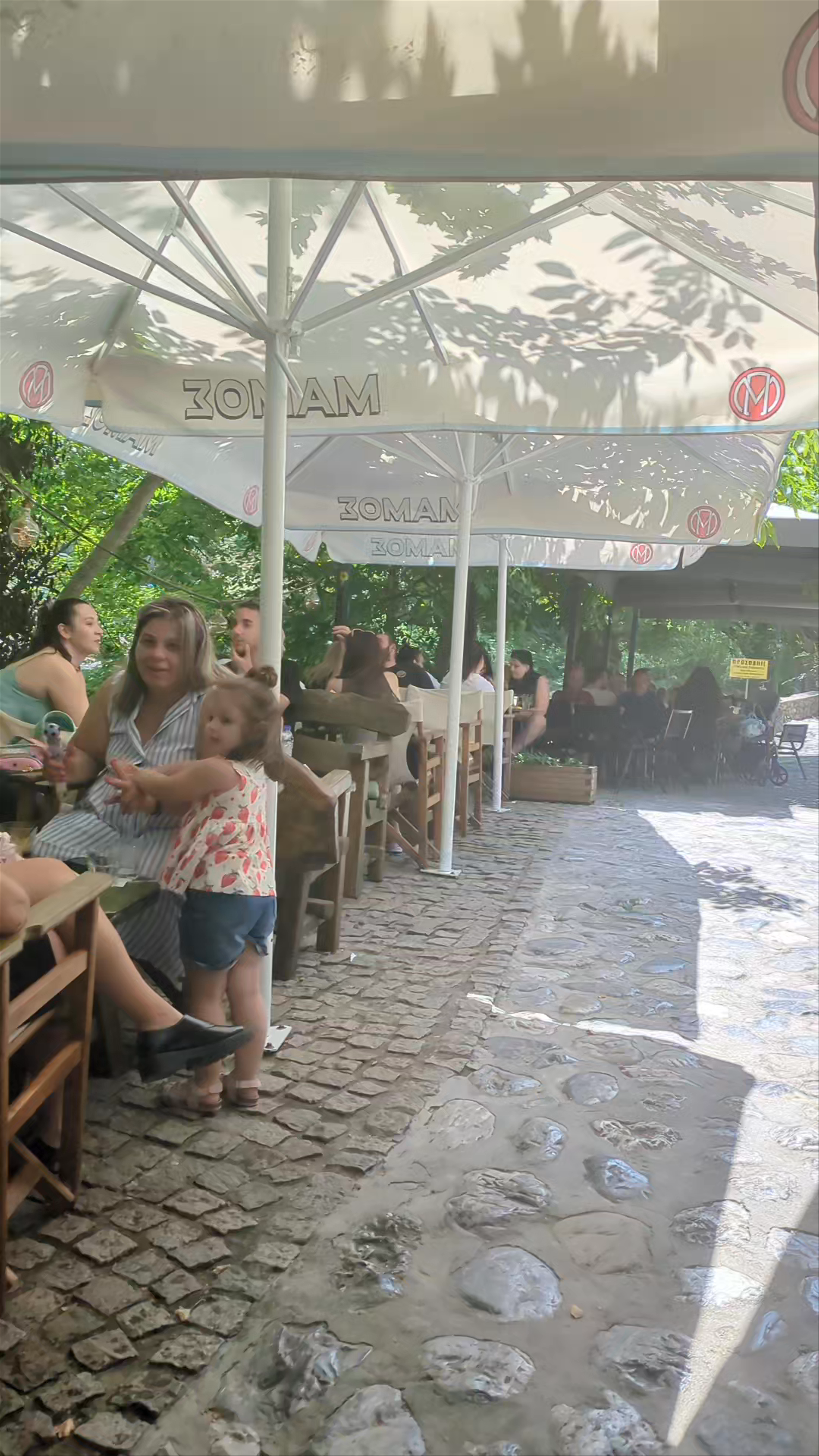 Charming Outdoor Café in Spitaki, Litochoro, Greece