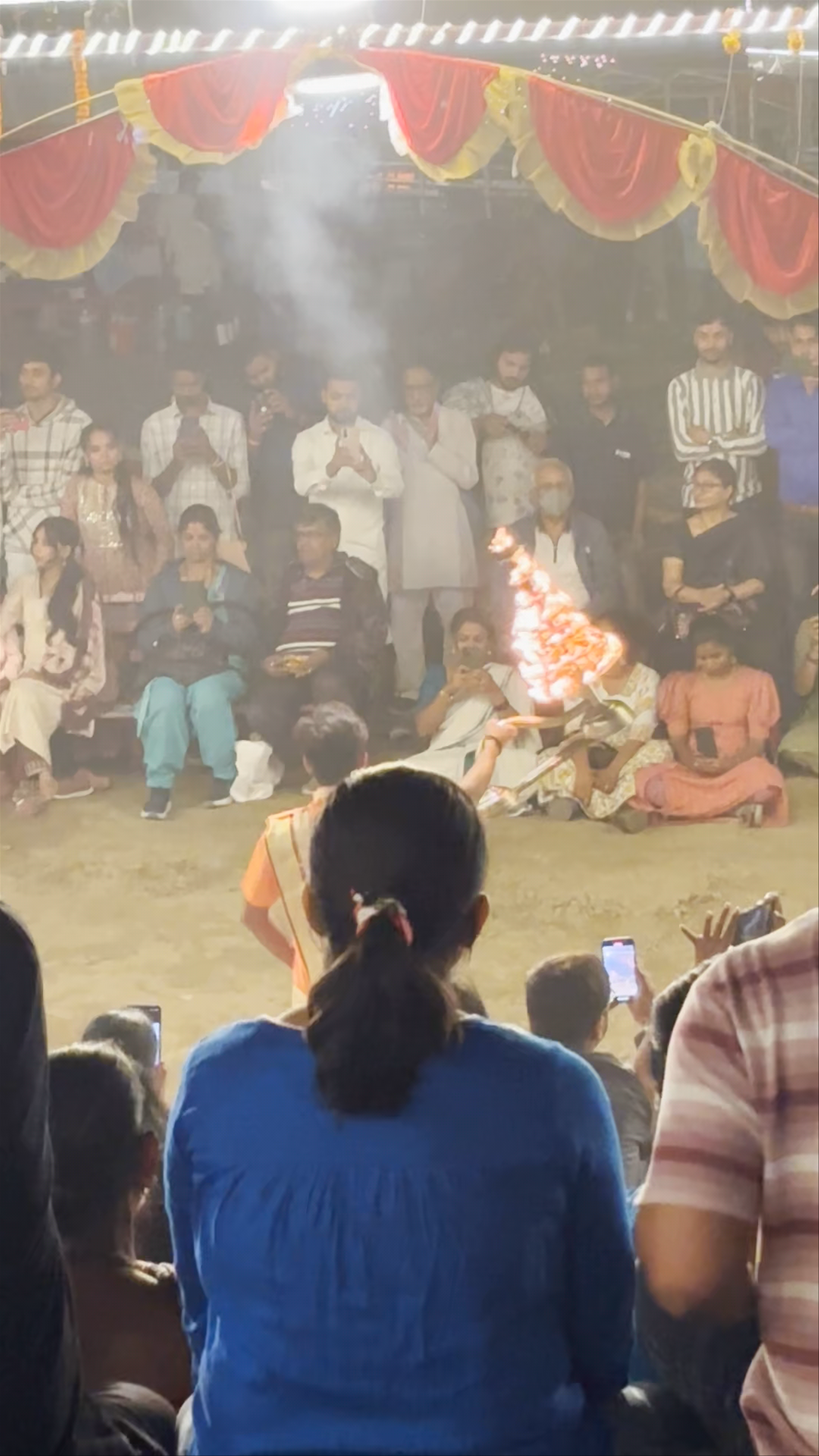 Evening Aarti Ceremony at Assi Ghat, Varanasi