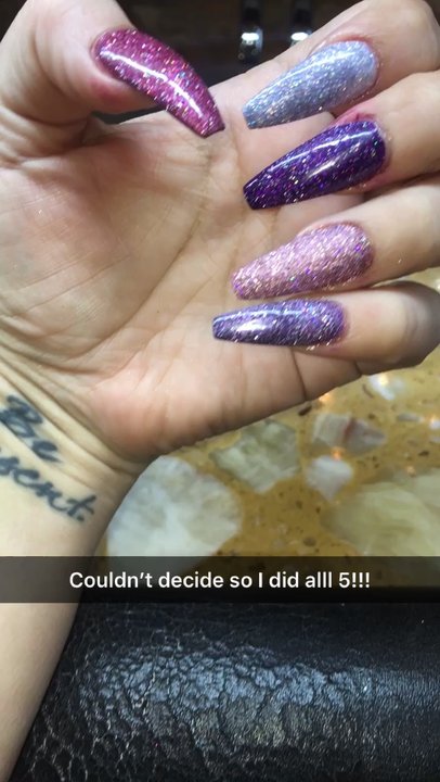 The Nail Company - Once AGAIN Ty does my nails PERRRFECT !!!! I love these !!! - Nail Salons Near Me - Plano, Texas