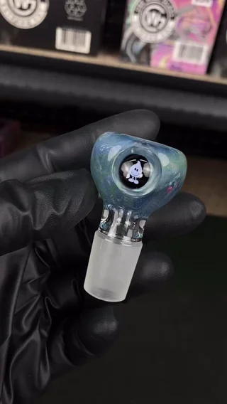 Preview pic of 18mm Single Hole Bowl Slide by Keys Glass