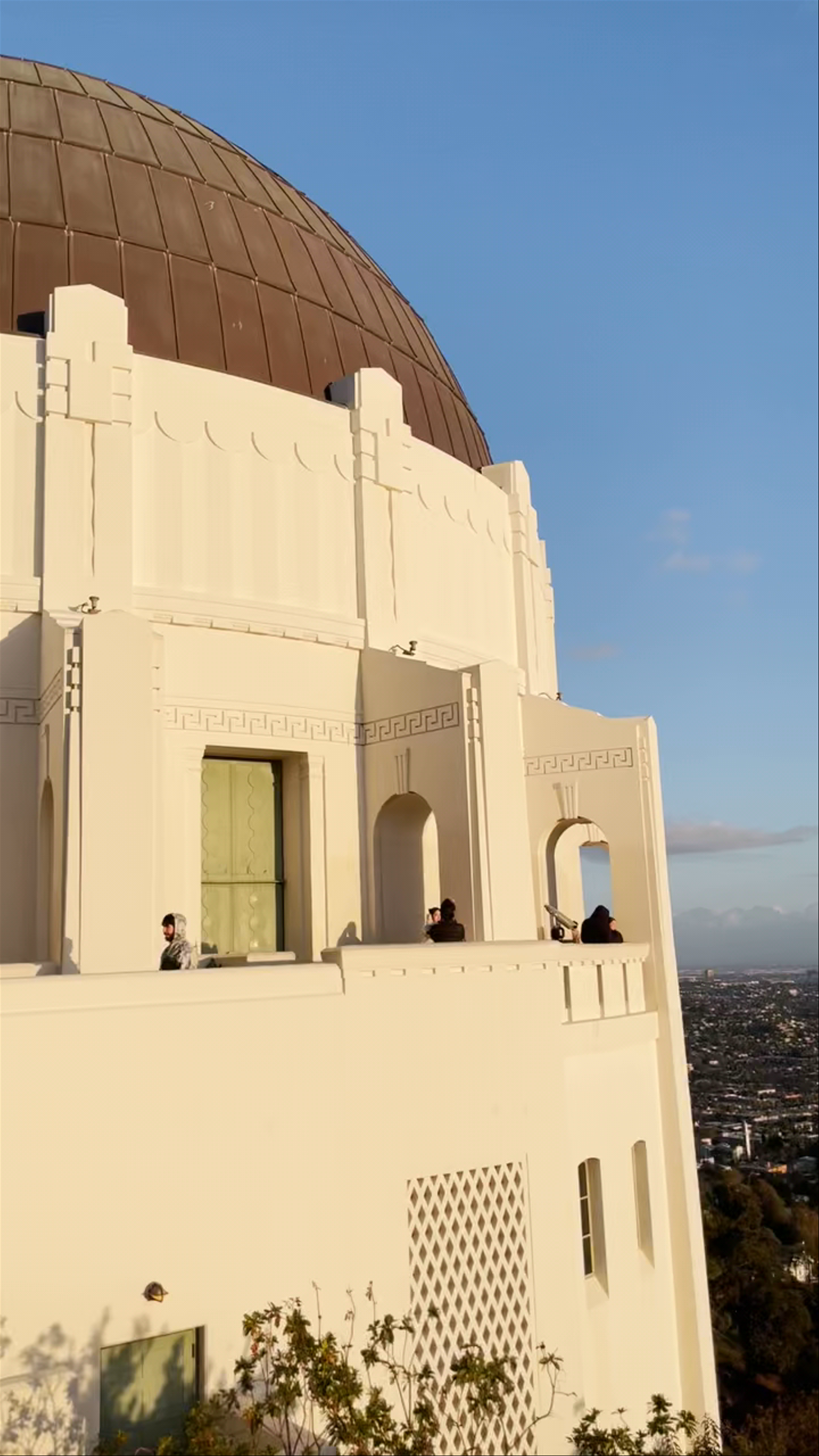 Golden Sunset Views from Griffith Observatory in Los Angeles
