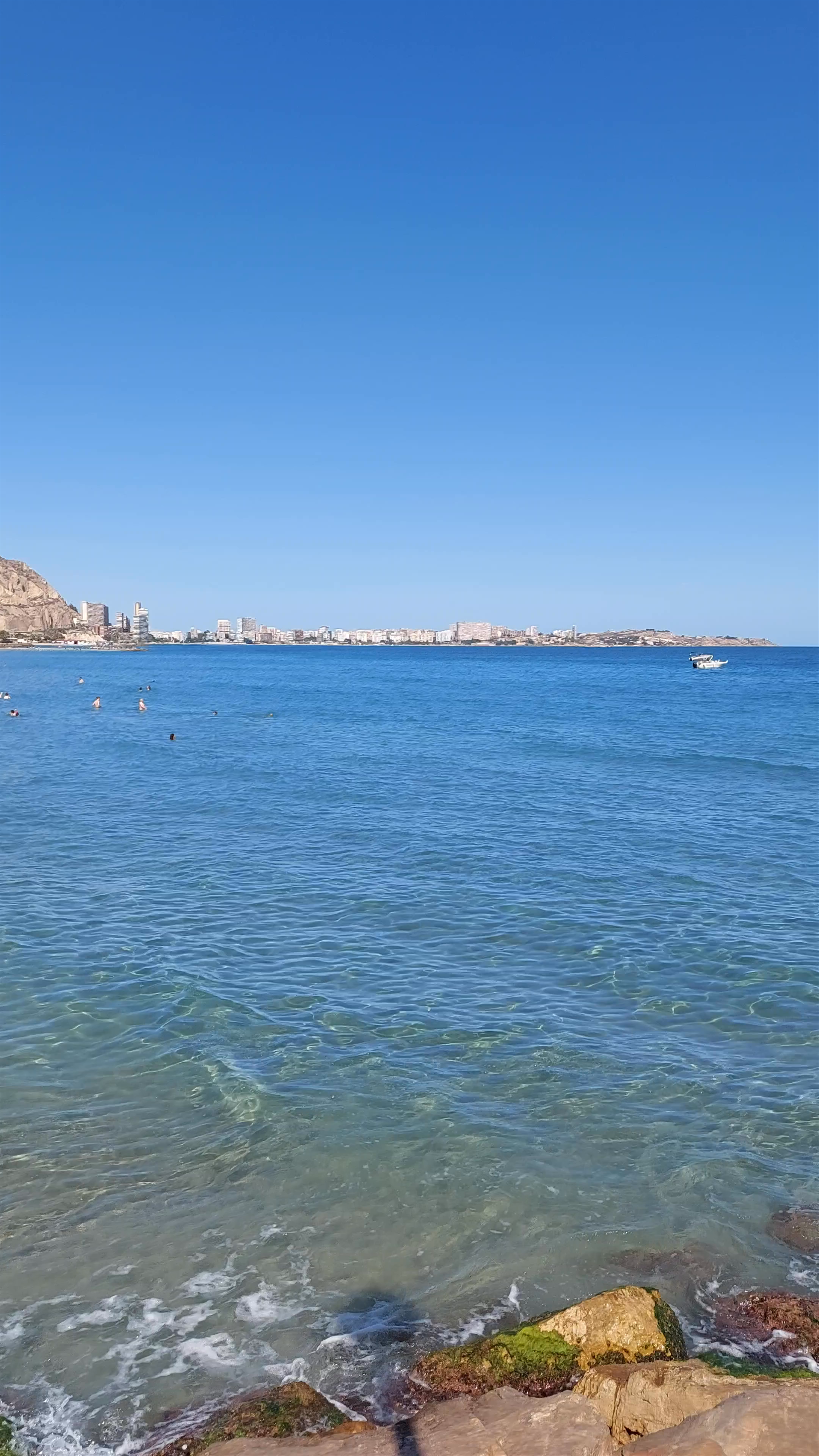 Sunny Beach Day at Playa del Postiguet, Alicante