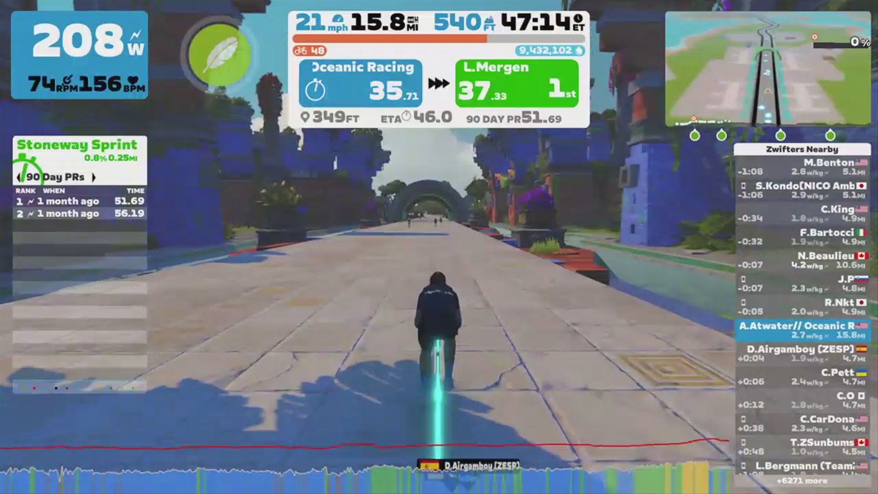 Zwift - Sand And Sequoias in Watopia