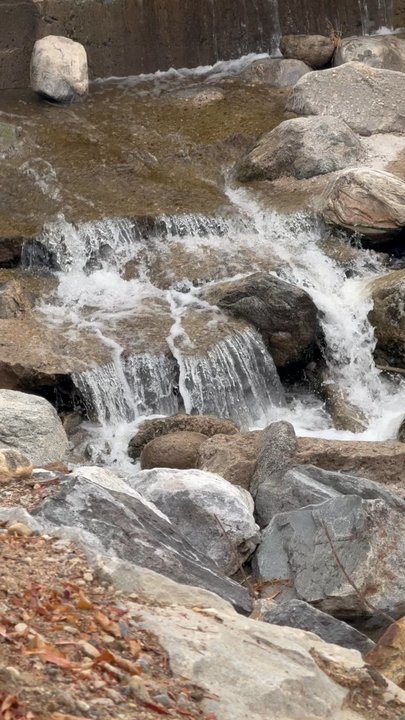 Orange Blossom Trail - Water fall at creek - Hiking Near Me - Redlands, California