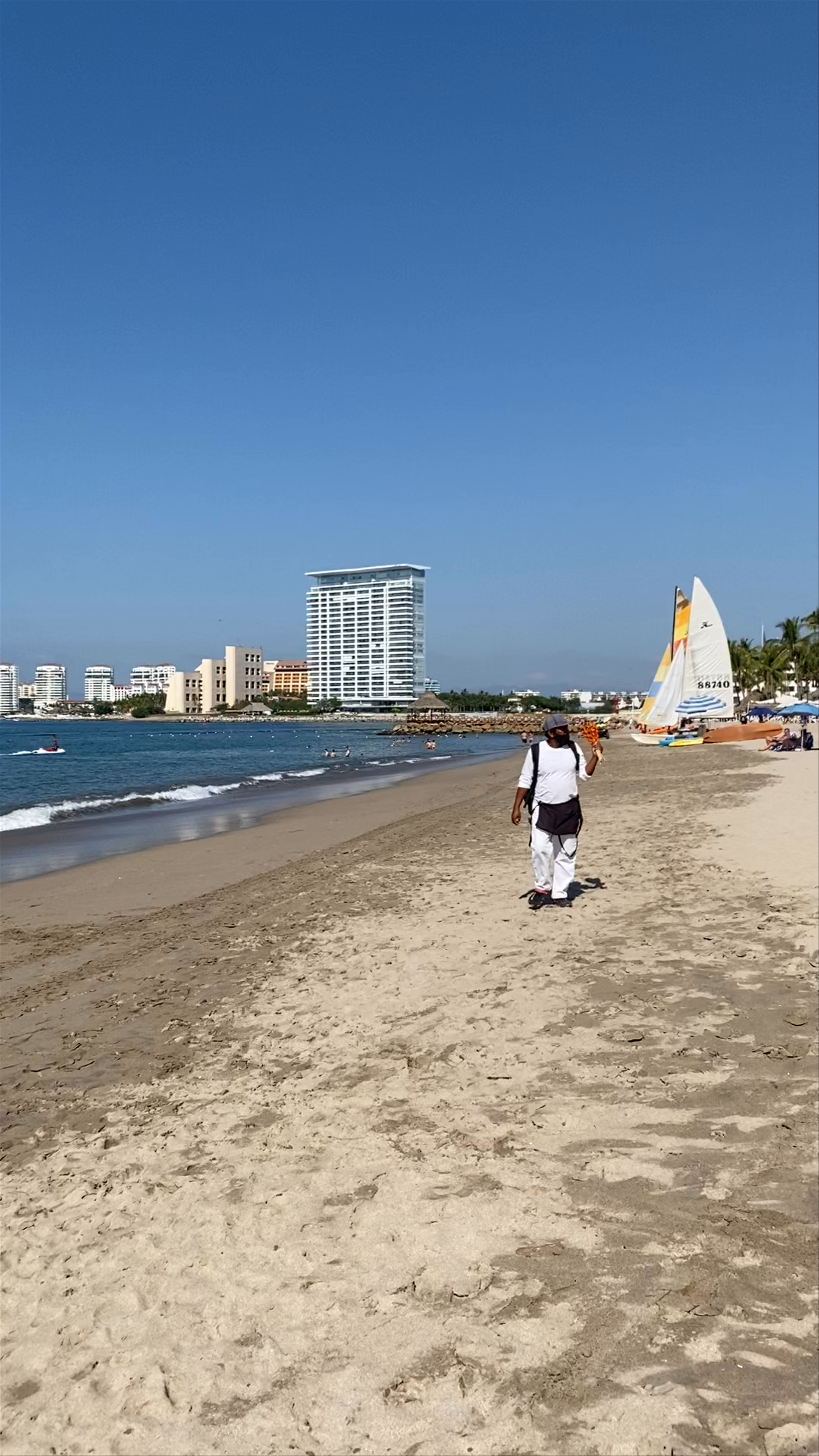 Sunny Day at Puerto Vallarta Cruise Port Beach