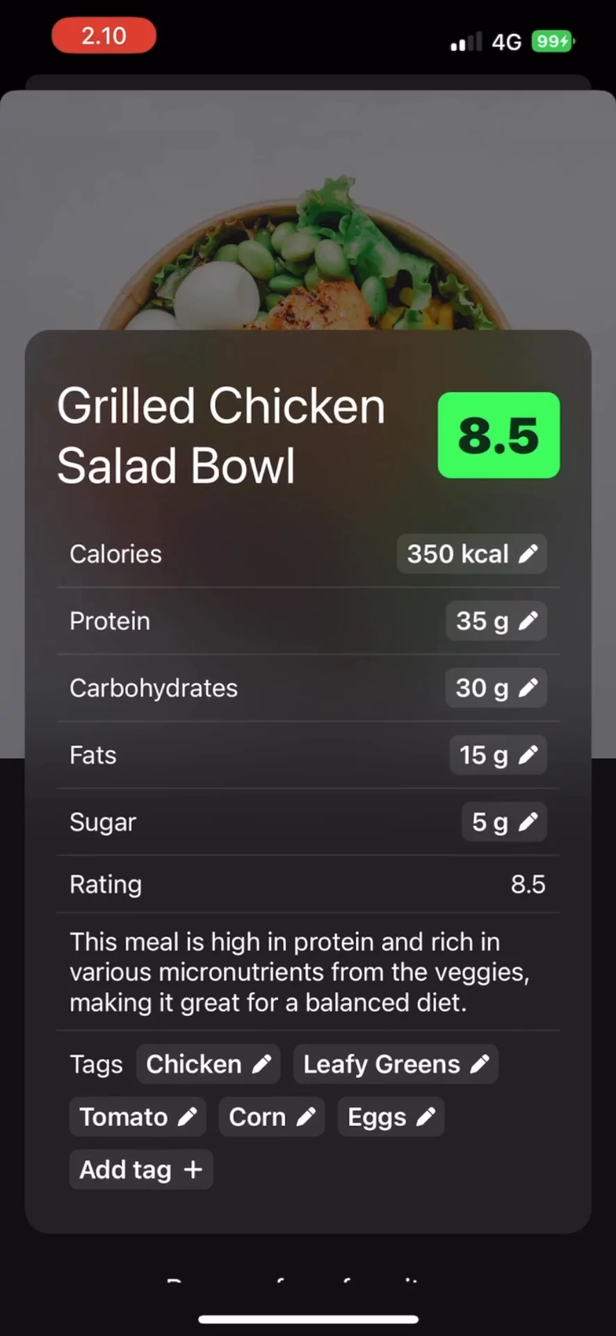 Understand Your Nutrition By Tracking Meals image 1