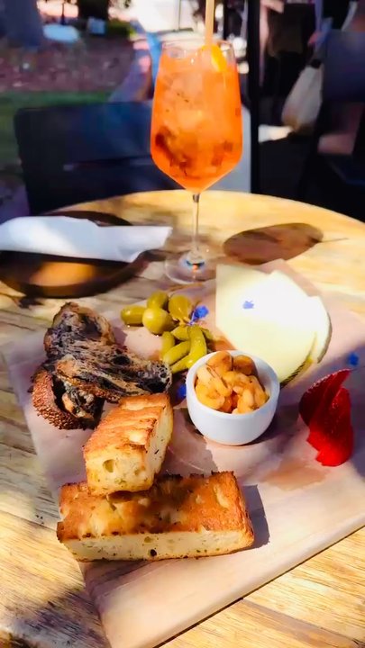 Satellite - Spanish cheese plate + Sunshine Spritz - Wine Bars Near Me - Santa Barbara, California