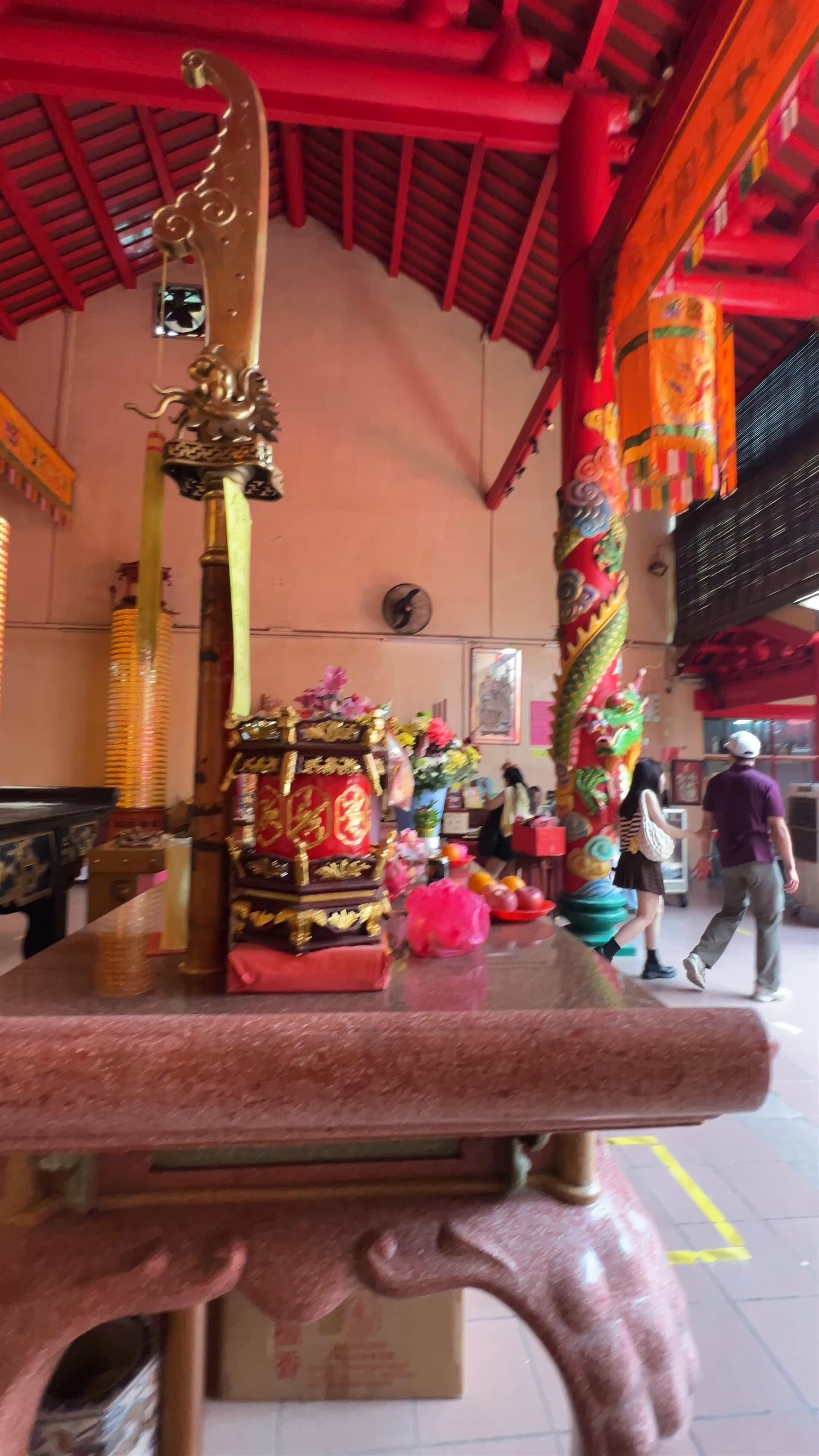 Guan Di Temple Chinatown Tun H.S Lee