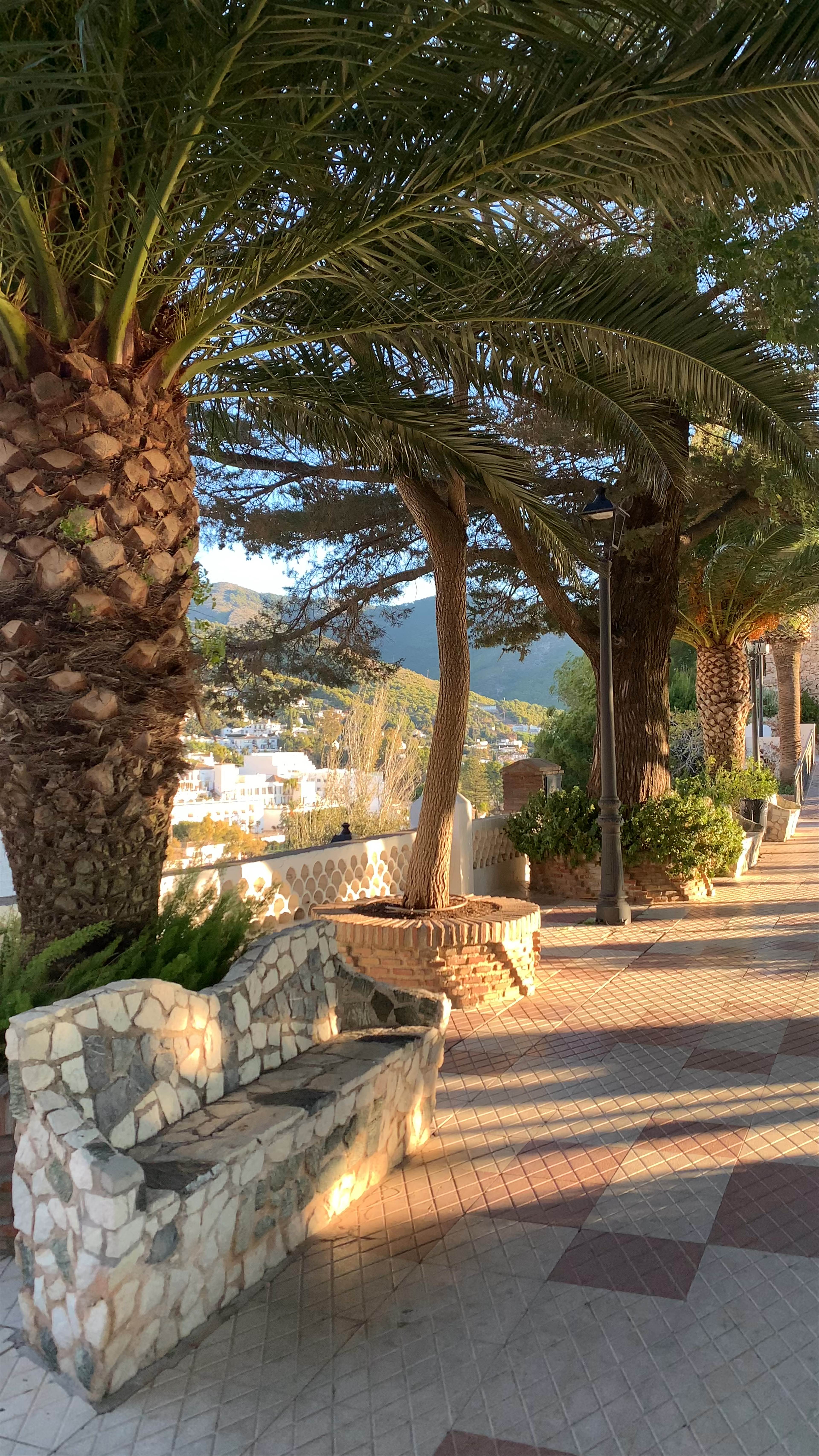 Sunset Serenity at Plaza Fuente de La Seda, Mijas, Spain