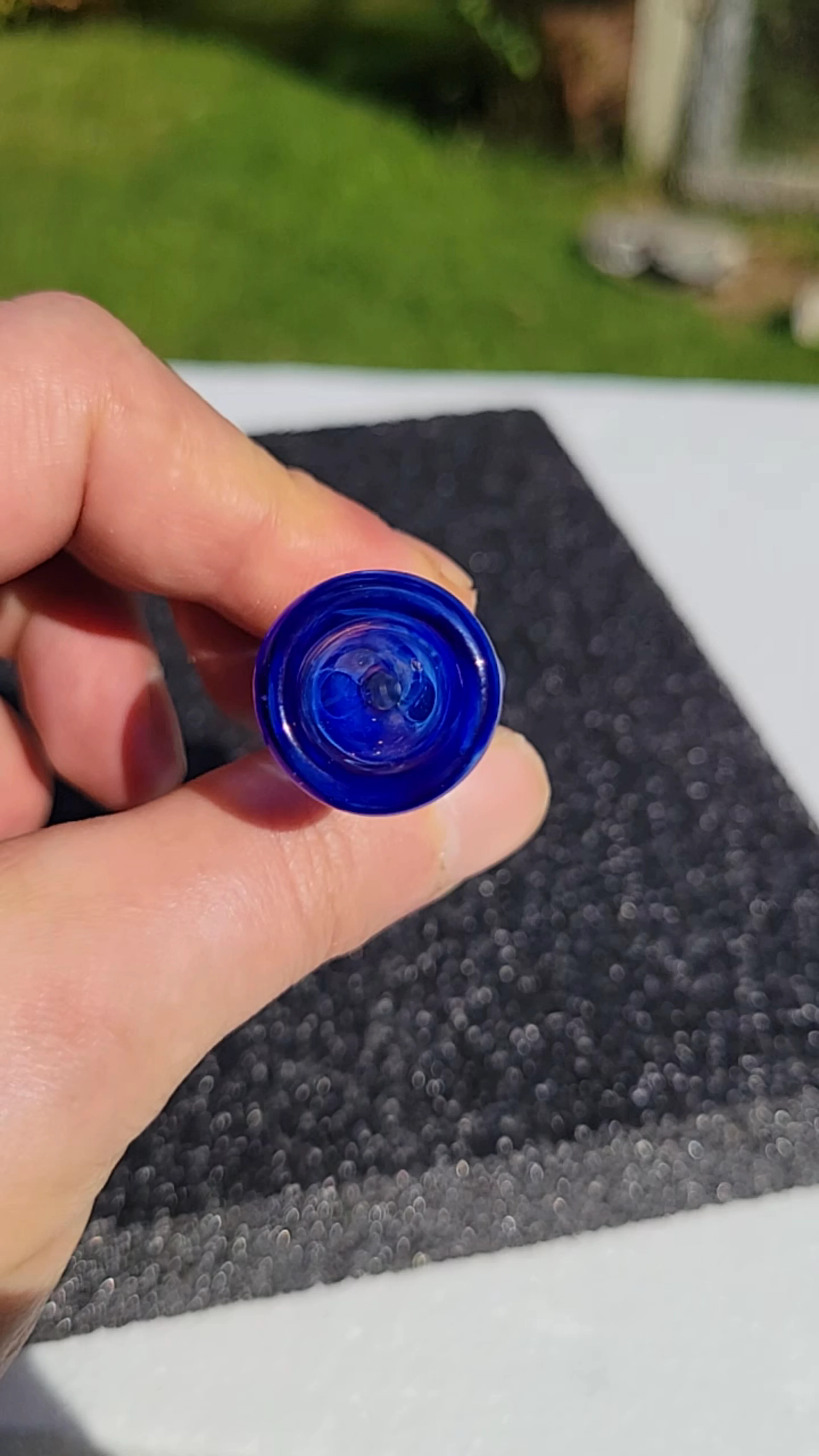 Preview pic of Marbled chillum ghost and light colbalt