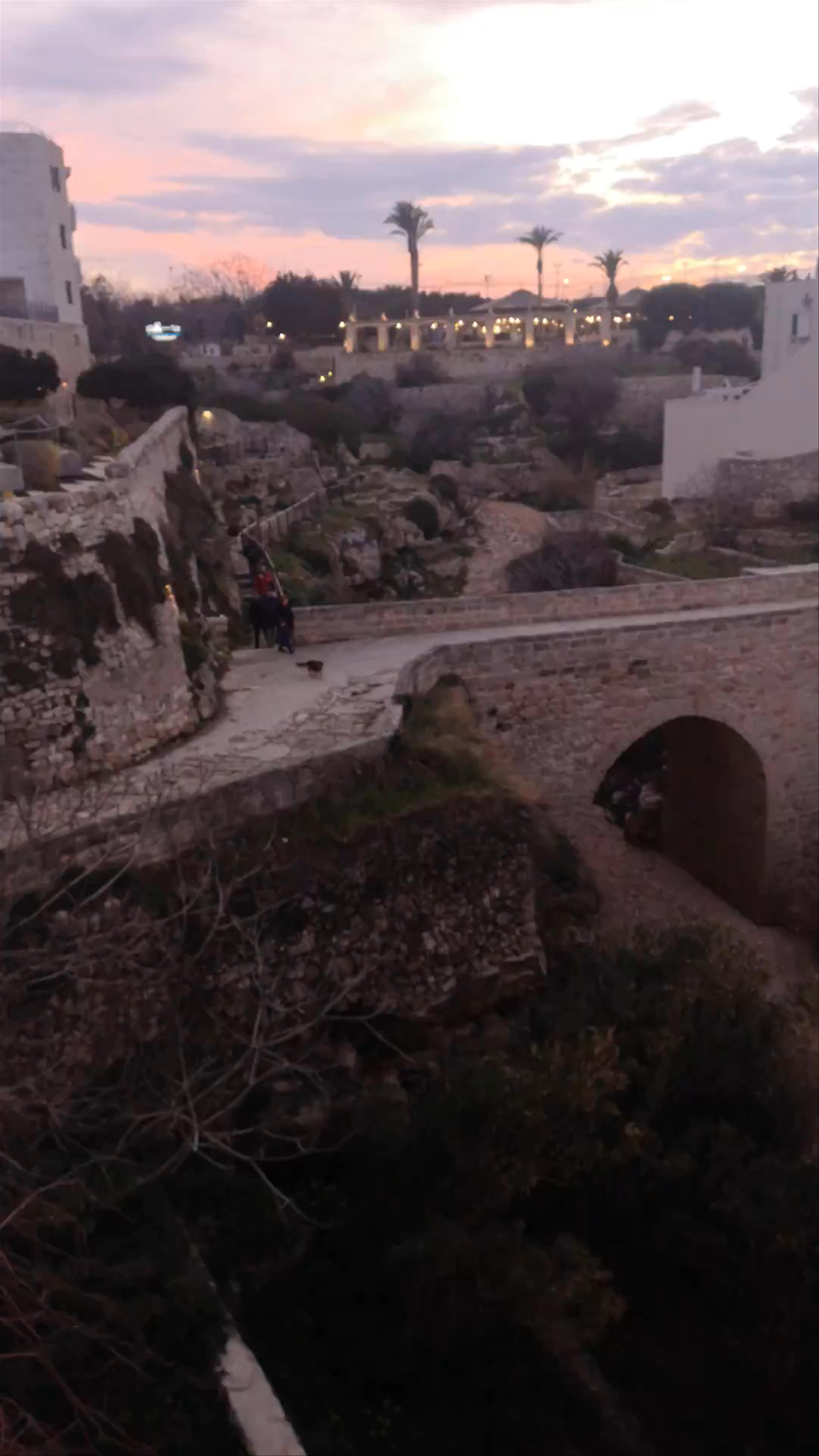 Sunset Stroll at Lama Monachile Beach, Polignano a Mare