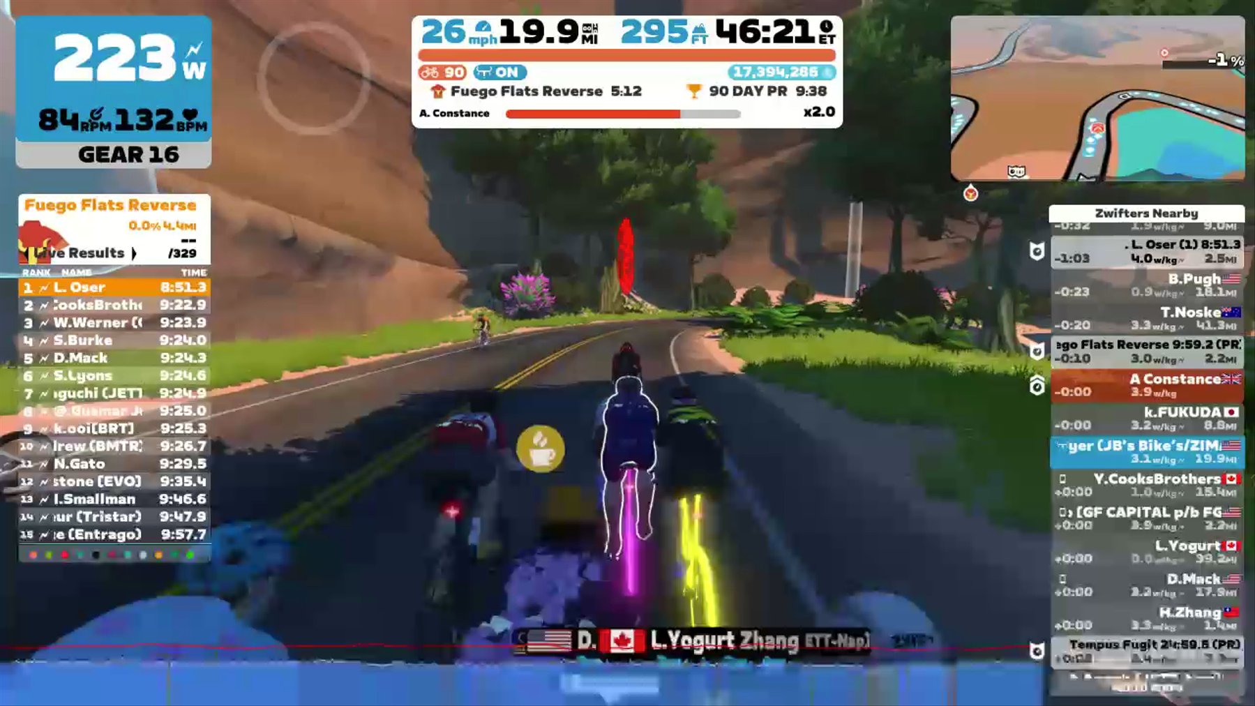 Zwift - Pacer Group Ride: Tick Tock in Watopia with Genie