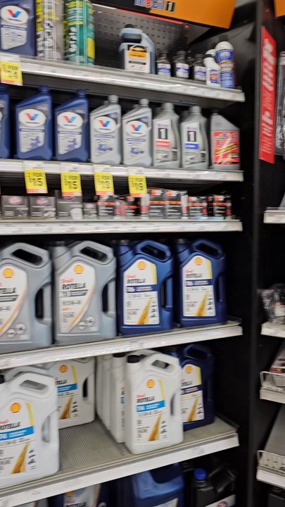 AutoZone - Look at all of that oil! - Auto Parts & Supplies Near Me - Cedar Park, Texas