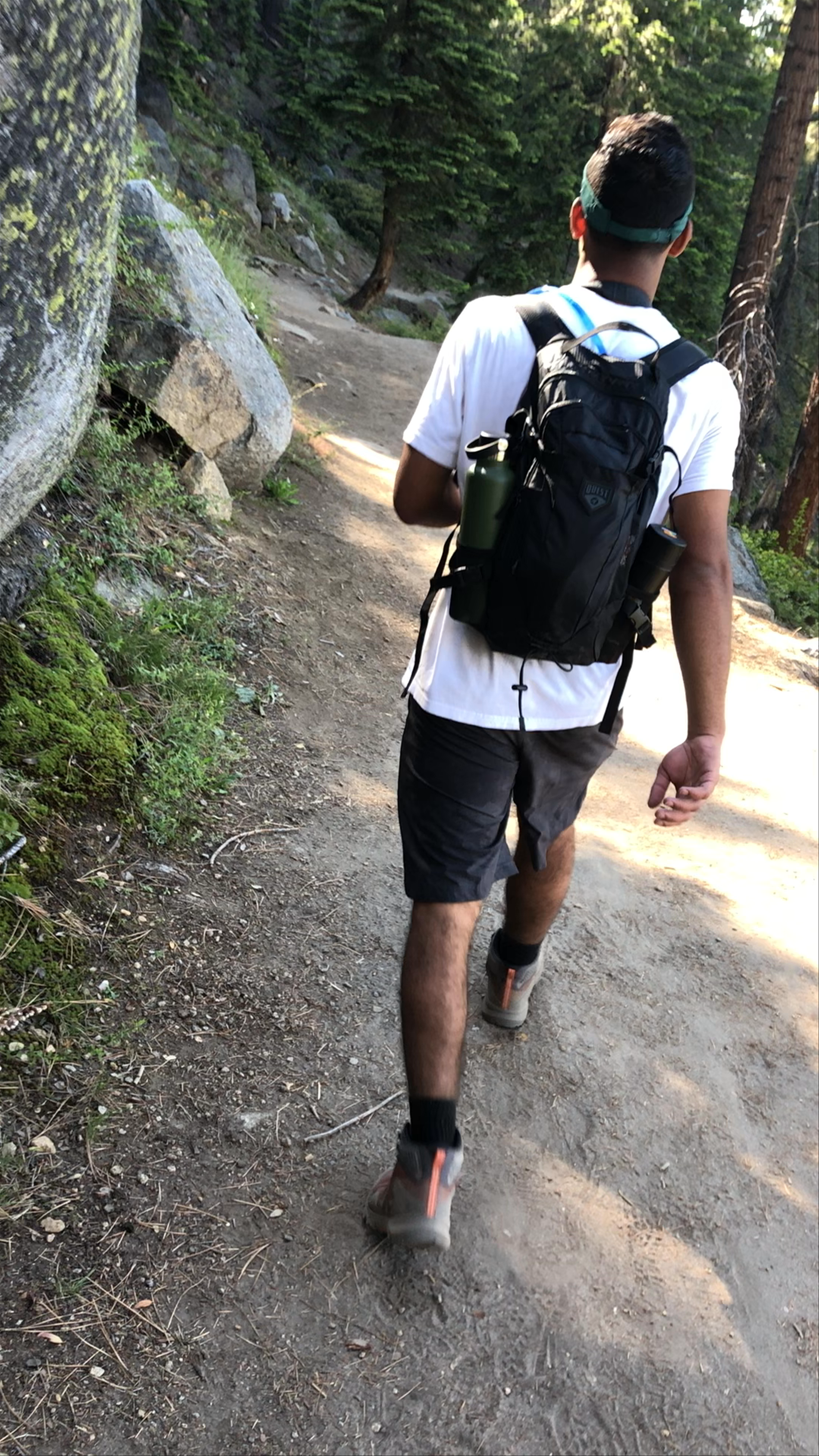 Hiking the Four Mile Trail to Glacier Point, Yosemite National Park