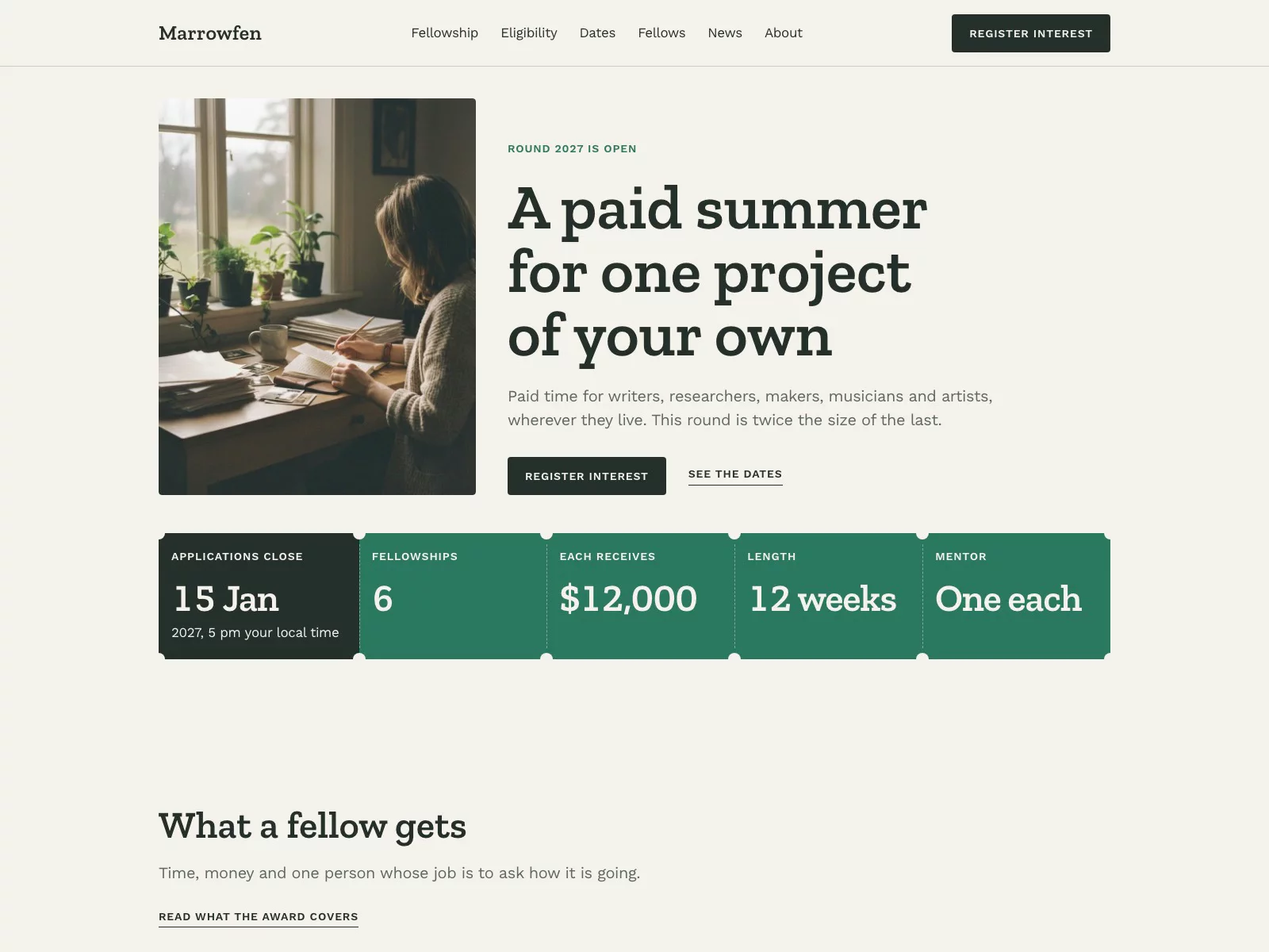 Stipend Fellowship