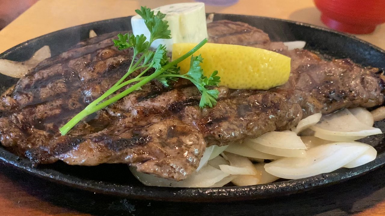 Kenko Ya - Sizzling ribeye!!!! - Japanese Near Me - Kaneohe, Hawaii