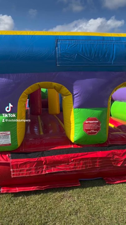 Outside Jumpers - Obstacle Course‼ - Bounce House Rentals Near Me