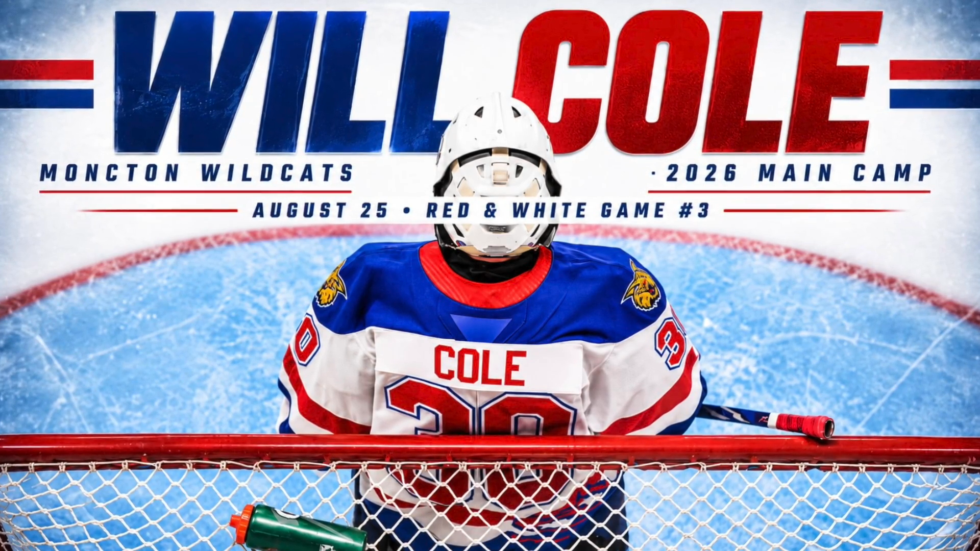 Will Cole's Stellar Saves at Moncton Wildcats Main Camp Highlights