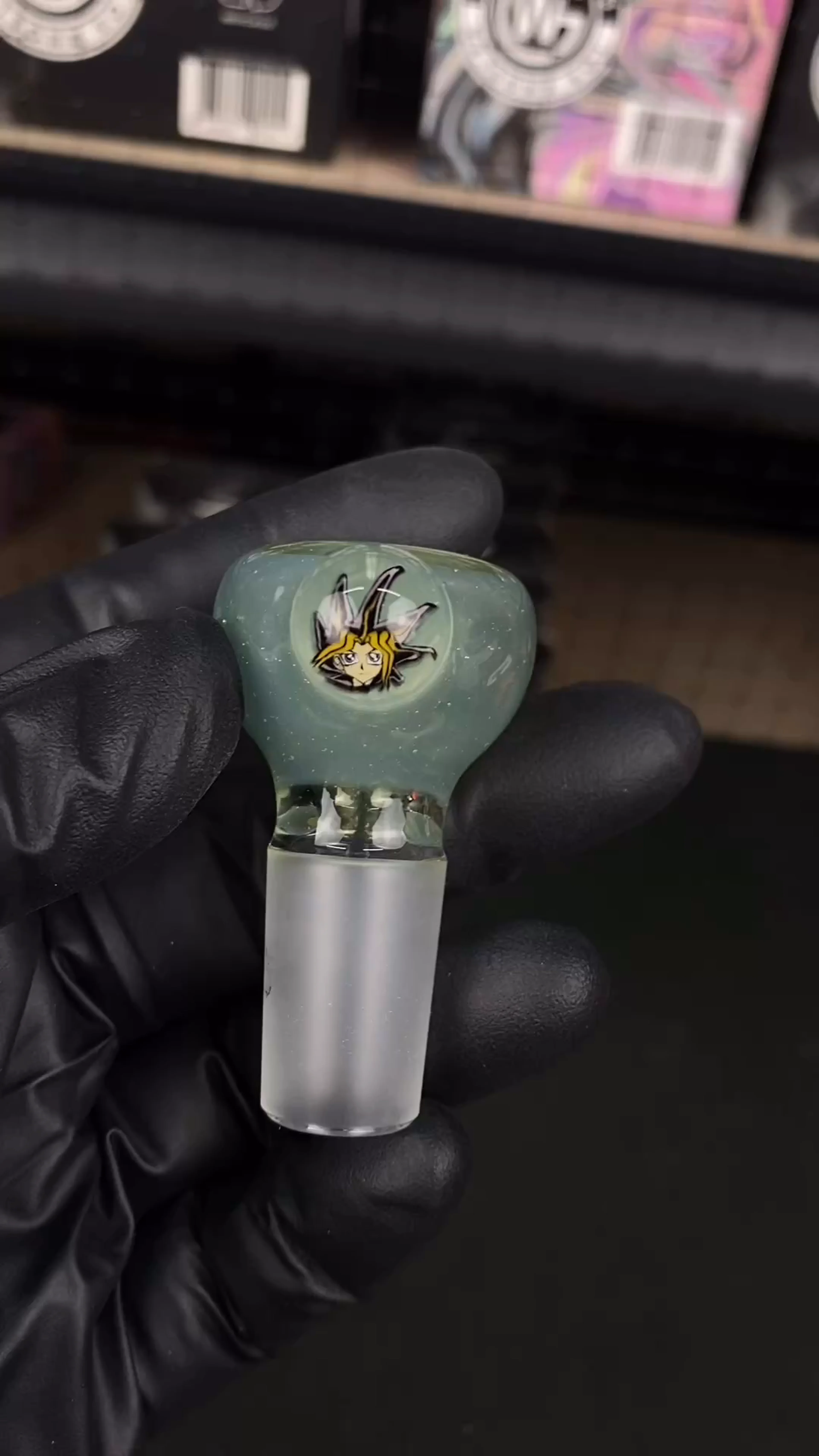 Preview pic of 18mm Single Hole Bowl Slide by Keys Glass