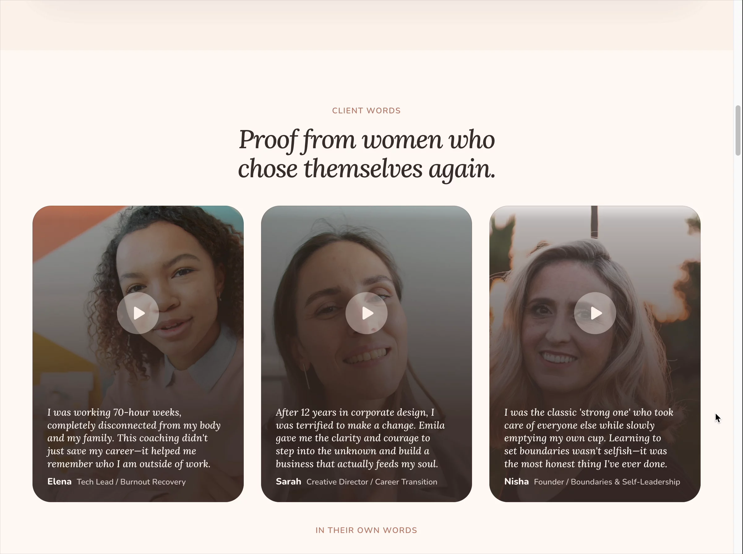 women life  coaches