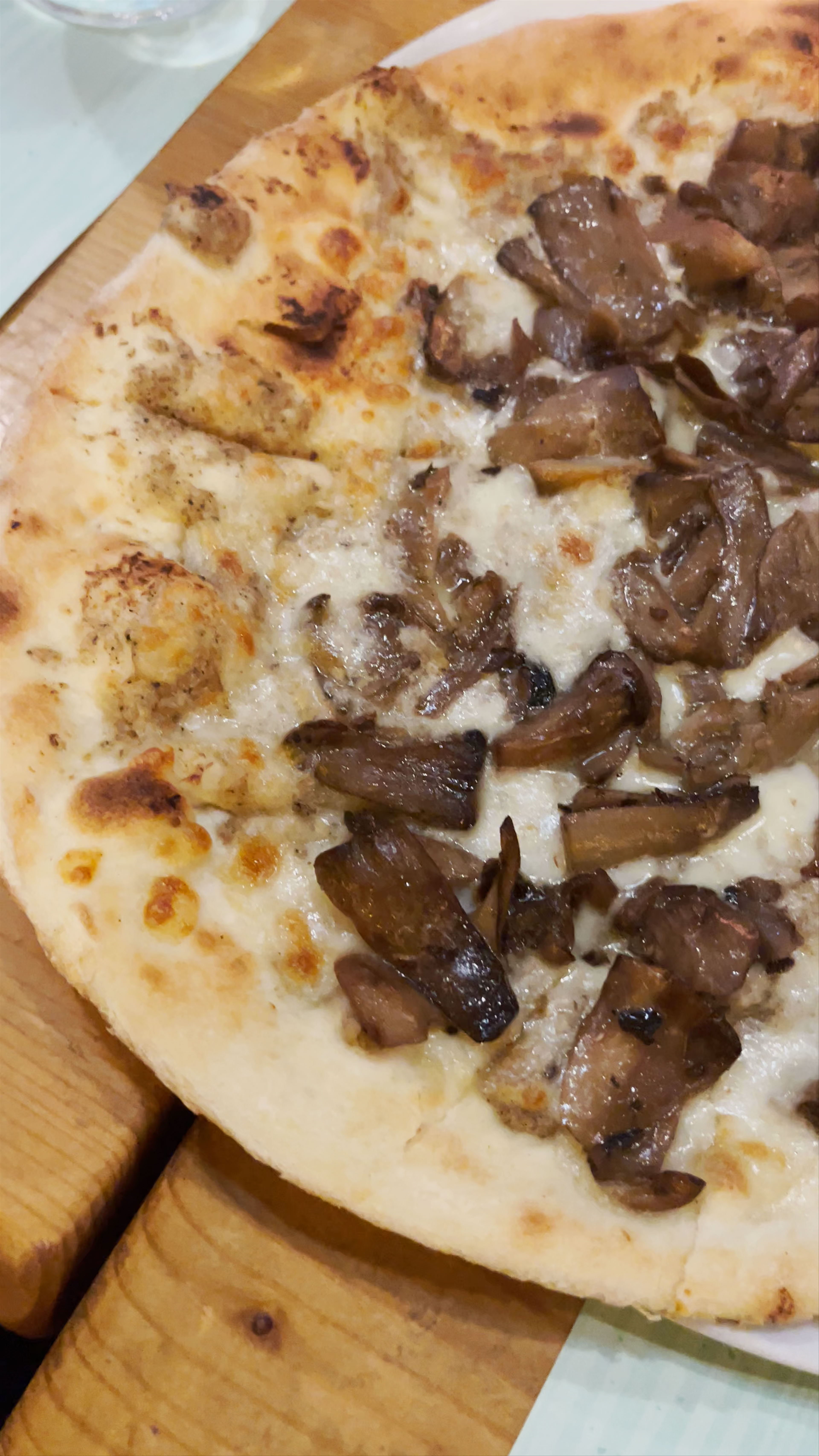 Authentic Mushroom Pizza in Glyfada, Greece
