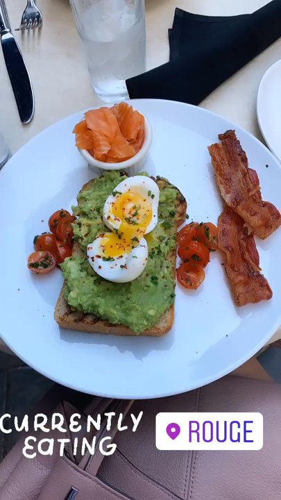 Rouge - Ava ado toast, could have been a little tastier but the avocado was fresh and the eggs were made perfectly! - Breakfast & Brunch Near Me - Philadelphia, Pennsylvania