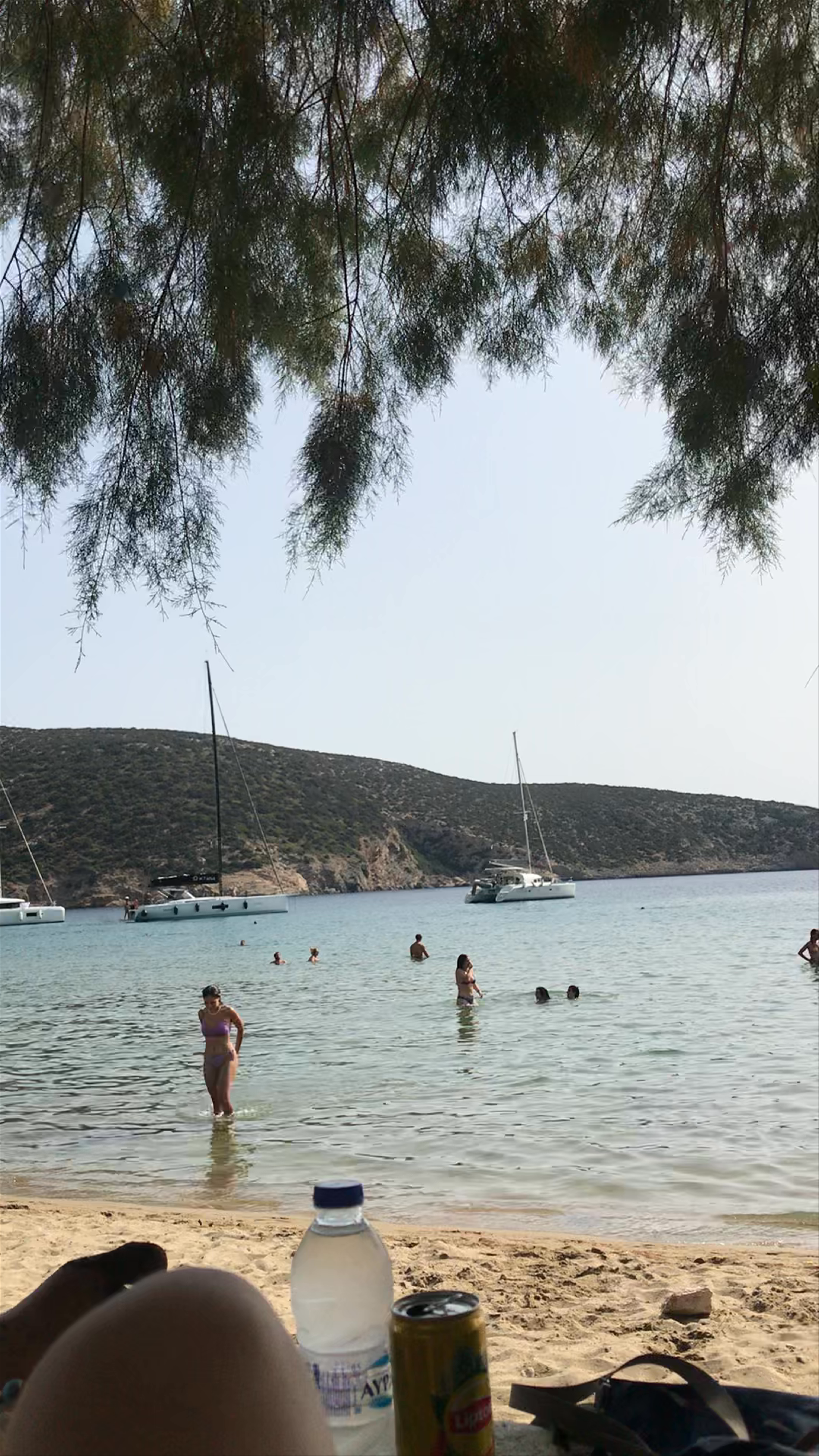 Tranquil Summer Day at Vathi Beach, Greece