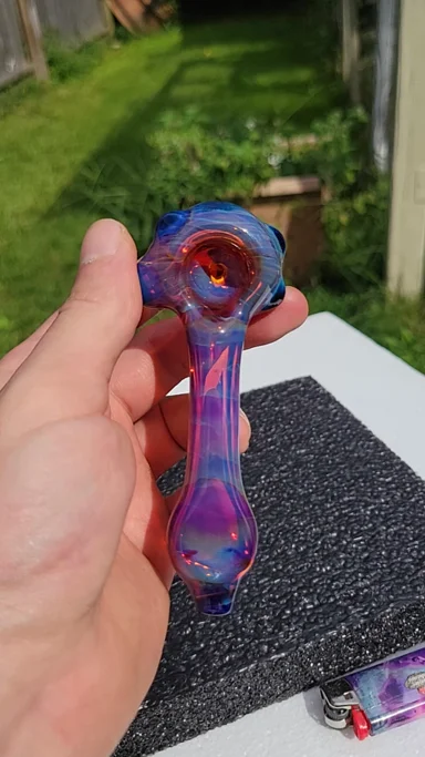 Preview pic of Amber purplicious spoon with amber purplicious accents