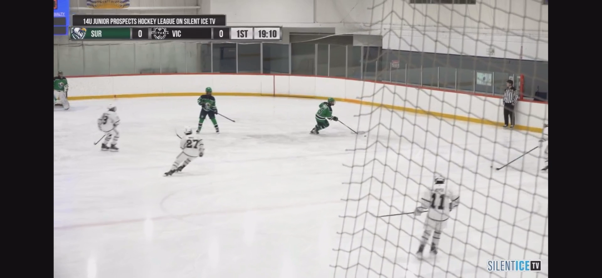 Cristian Phillips: Puck patience and zone entry ends in scoring opportunity.