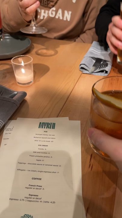 Myrth - Cocktails at Myrth - Pizza Near Me - Ada, Michigan