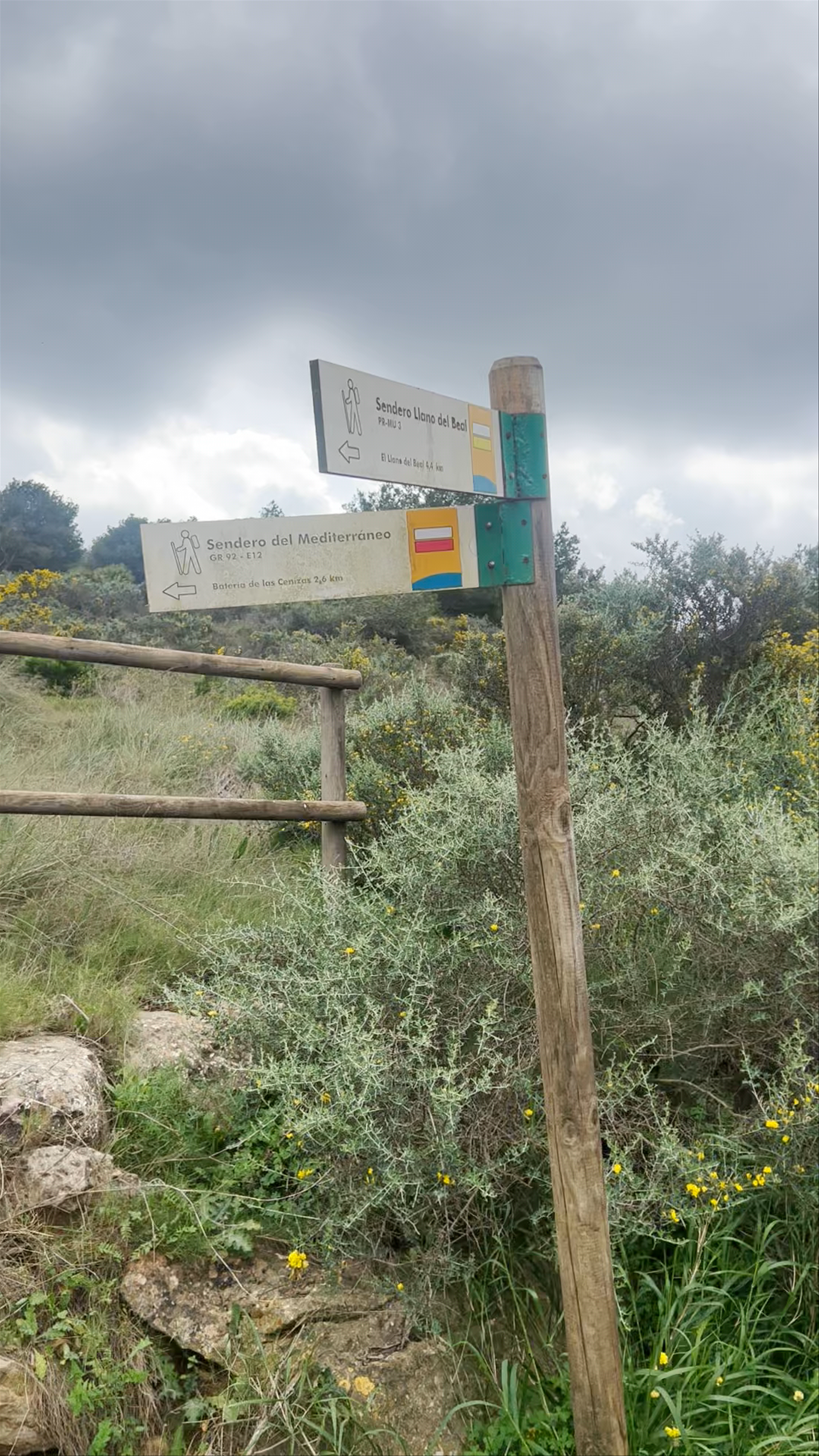 Inicio subida a Las Cenizas