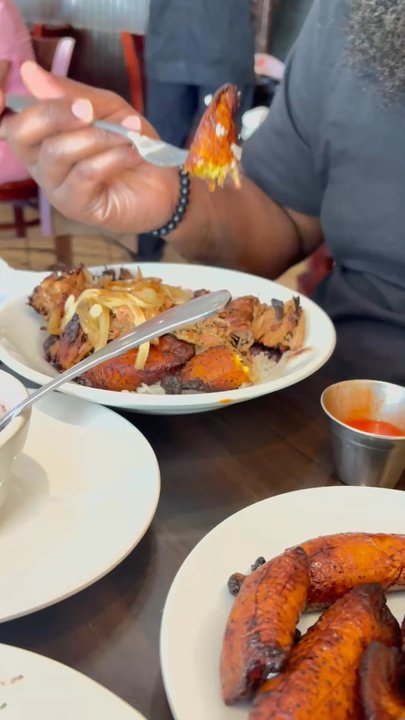 Rumba Cuban Cafe - His first time eating at Rumbas Cuban café and he is hooked He says He will be coming every week to try new dishes - Cuban Near Me - Naples, Florida