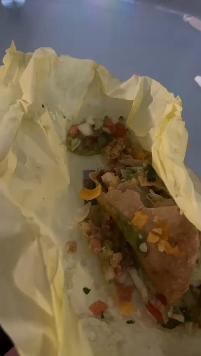 El Super Taco - Inside the hard shell taco.i know it was probably an accident but the cashier accused my gf of placing it inside the taco. - Mexican Near Me - Pico Rivera, California