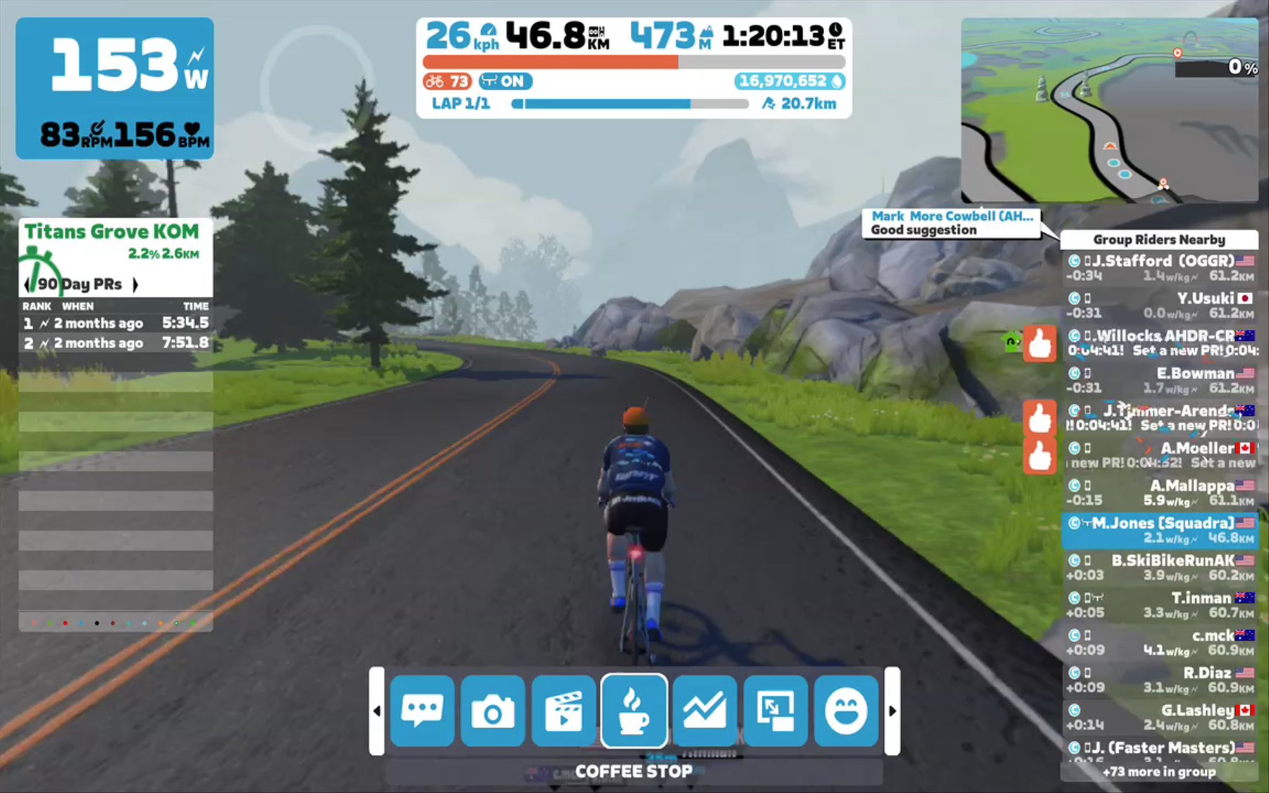 Zwift - Group Ride: AHDR Social Sundays (C) on Zwift Games 2024 Epic in Watopia