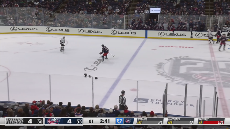 Kempe scores overtime winner as Kings defeat Columbus · Mar 9, 2026