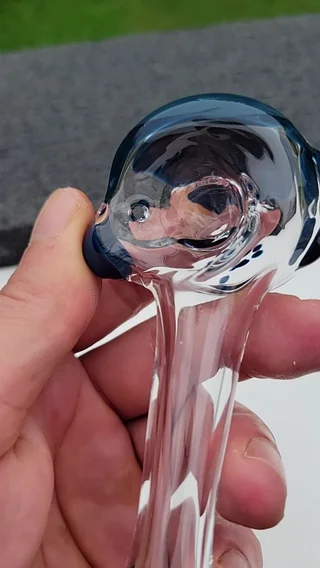 Preview pic of Bubble hash spoon #36 peacock